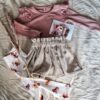 Paperbag rok Ava rib beige meisje - Afbeelding 2