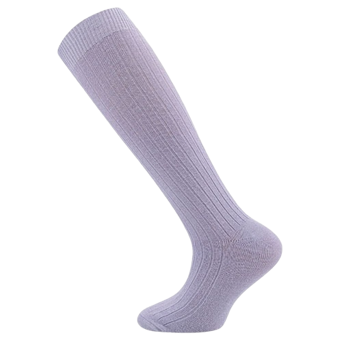 Ewers kniekous rib lila meisje