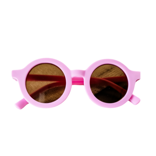 Kinderzonnebril retro lila meisje