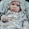 Boxpakje Iske met overslagsluiting beige roos baby meisje - Afbeelding 3
