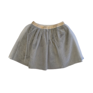 Tule rok Teddy ecru champagne goud meisje