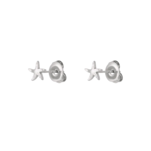 Oorbellen oorstekers zeester zilver meisje